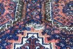turkmenský koberec - stav po konzervování - podložení trhliny